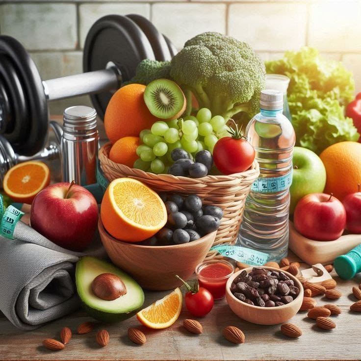 Visual metaphor of balancing two complementary daily practices